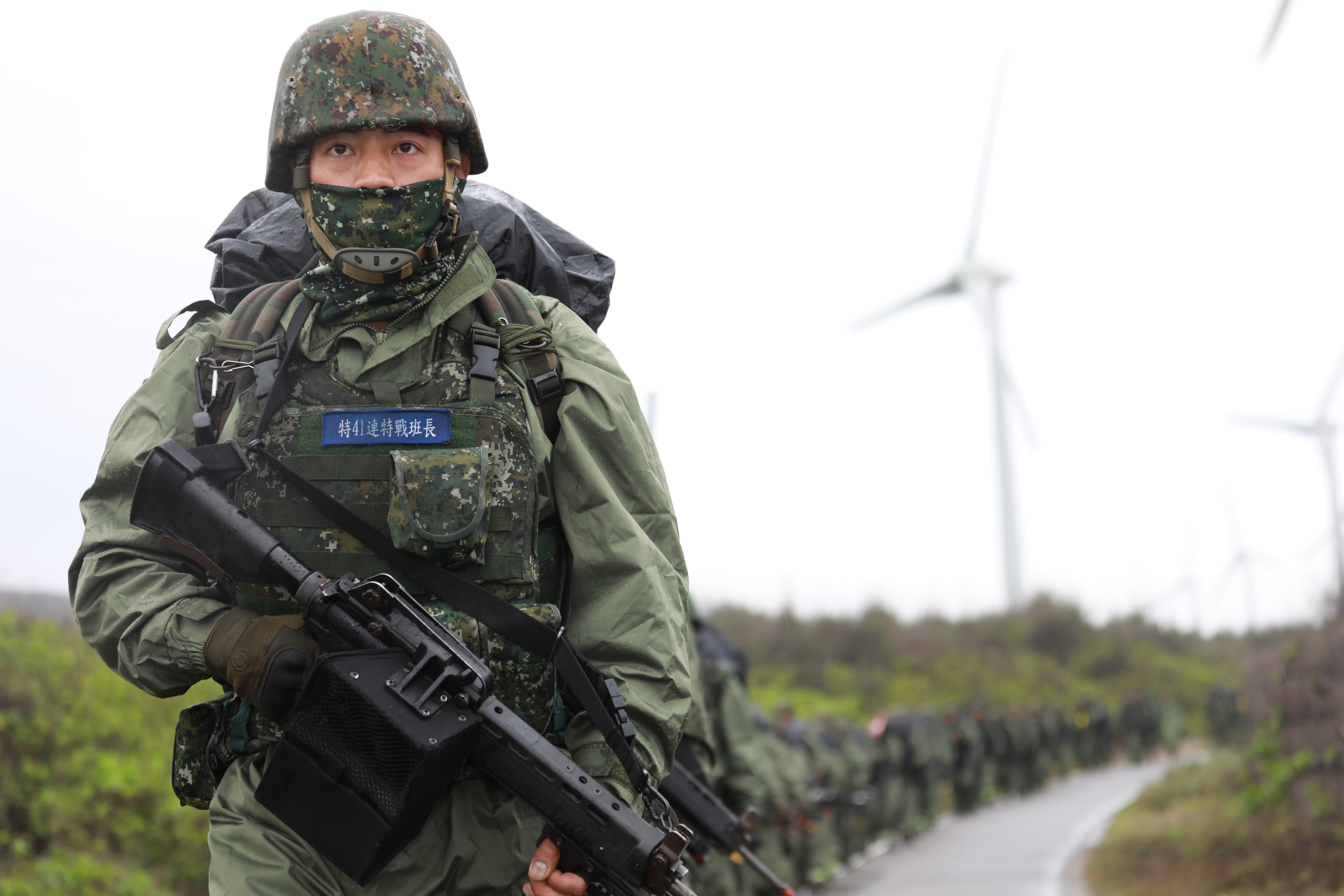 特戰官兵長行軍展衛國決心(青年日報社記者吳迪攝)(1)