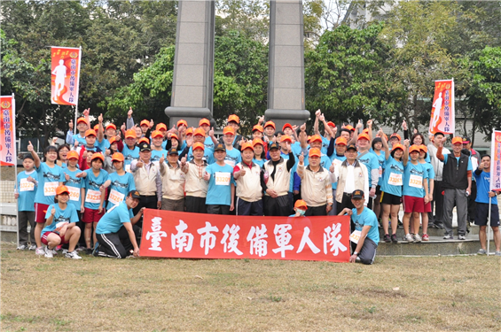 In response to road running, Tainan City Reserve Command is promoting the exercise atmosphere among reservists.